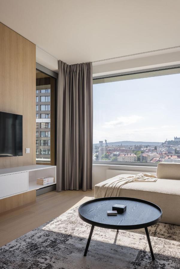 Byt S Vyhladom Na Hrad Bratislava Exteriér fotografie